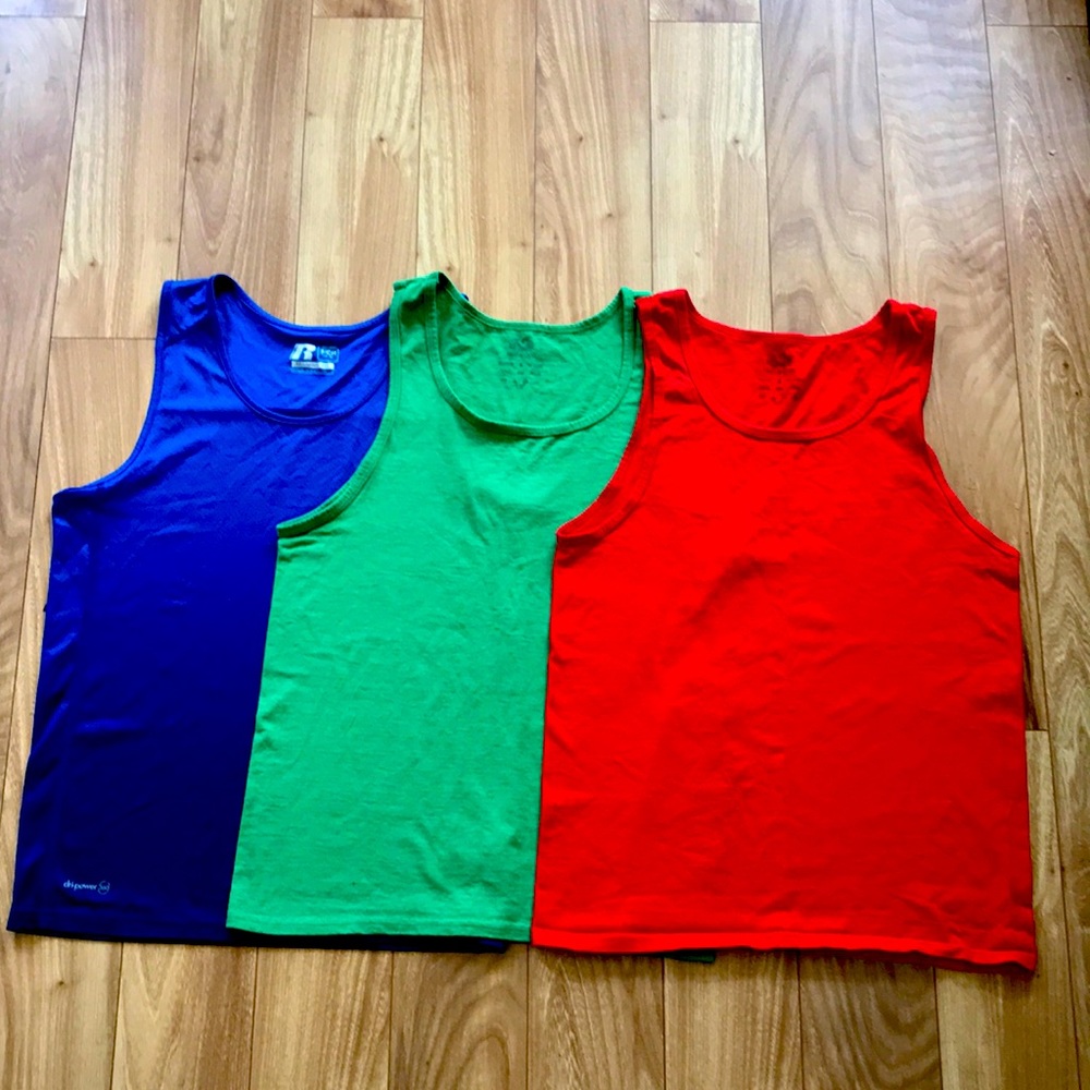 3 Cotton tank tops (S)